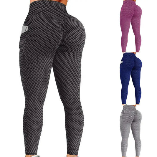 Hot Women High Waist Seamless Push Up Yoga Fitness Pants Sexy Peach Hip Slimming Elastic Girl Sportswear Leggins Pants