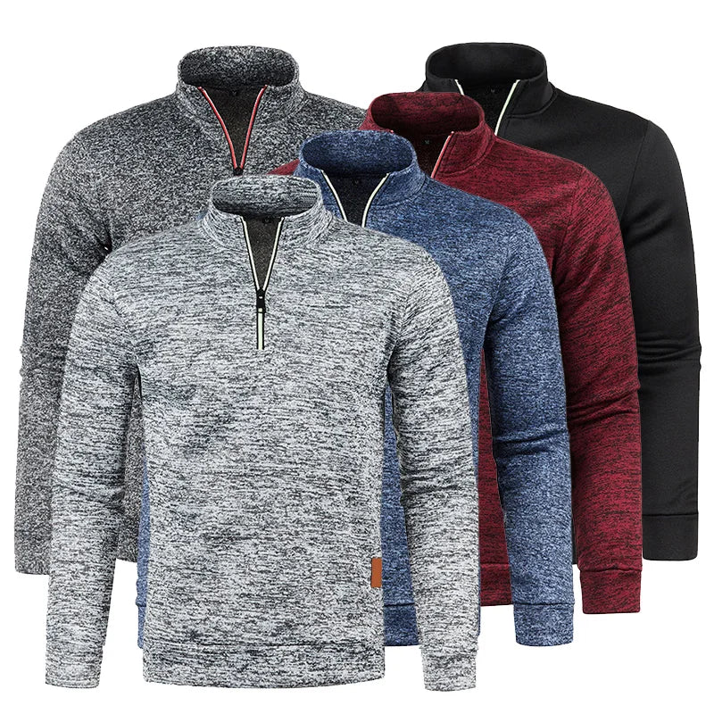 Winter Long Sleeve Zipper Sport Shirt Men Fitness Gym Shirts Men's Thermal Running t Shirt Pullover Men Gym Clothing Sportswear