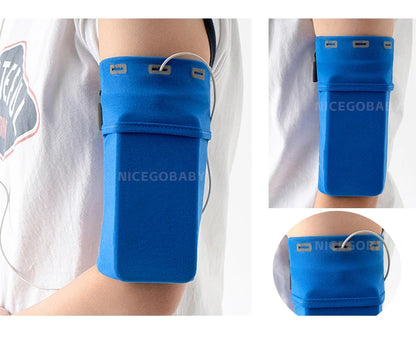 Sports mobile phone arm bag men's and women's outdoor fitness equipment running arm bag arm strap arm cover