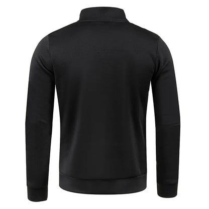 Winter Long Sleeve Zipper Sport Shirt Men Fitness Gym Shirts Men's Thermal Running t Shirt Pullover Men Gym Clothing Sportswear