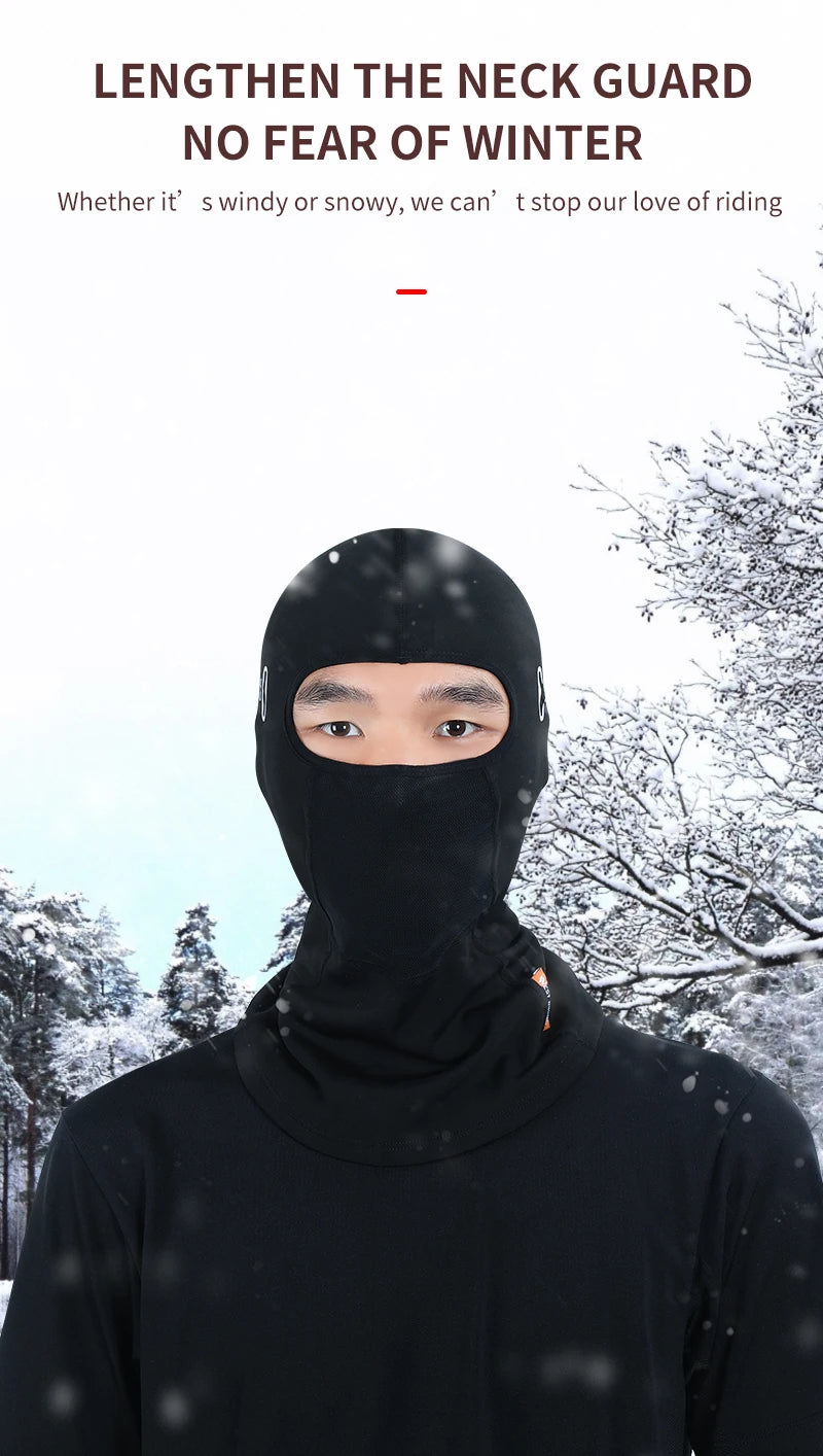 WEST BIKING Winter Fleece Cycling Cap Hat Windproof Men Women Sport Scarf Balaclava Ski Bicycle Motorcycle Running Neck Warmer