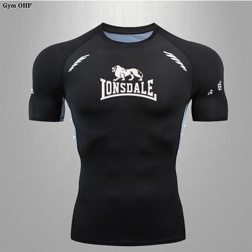 Comppress T shirt Men MMA Rashguard Boxing Mens Muay Thai Kickboxing Jerseys Gym Fitness Training Sport Jiu Jitsu T shirts Man