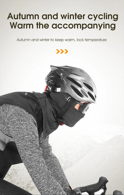 WEST BIKING Winter Fleece Cycling Cap Hat Windproof Men Women Sport Scarf Balaclava Ski Bicycle Motorcycle Running Neck Warmer