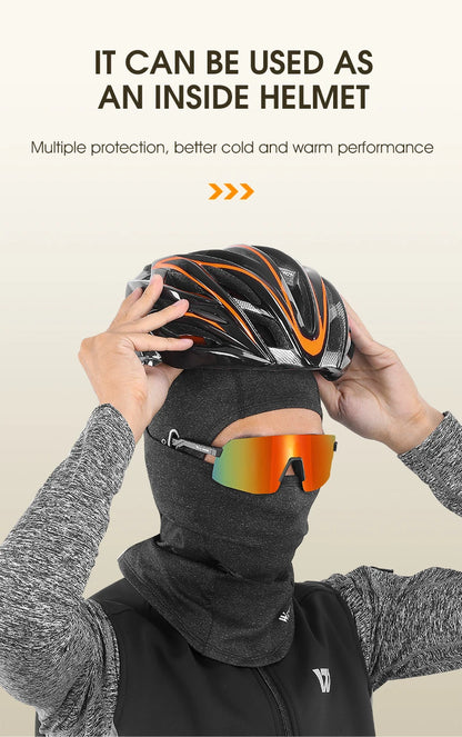 WEST BIKING Winter Fleece Cycling Cap Hat Windproof Men Women Sport Scarf Balaclava Ski Bicycle Motorcycle Running Neck Warmer