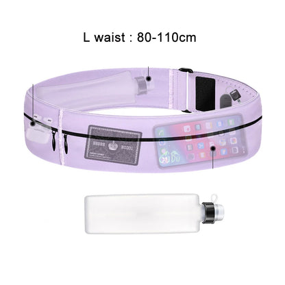 Running Waist Bag Women Sports Fanny Pack Men Belt bag Phone Gym Bag Water Hydration Backpack Running Accessories