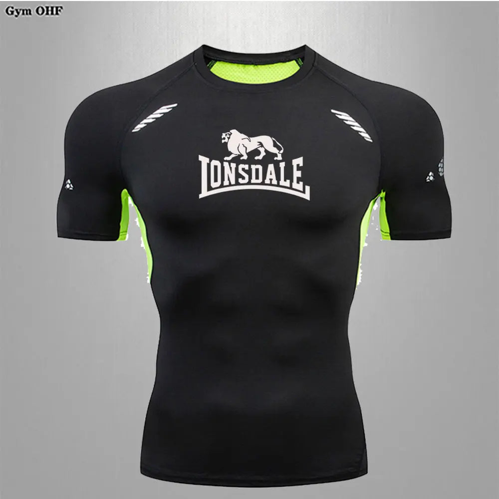 Comppress T shirt Men MMA Rashguard Boxing Mens Muay Thai Kickboxing Jerseys Gym Fitness Training Sport Jiu Jitsu T shirts Man