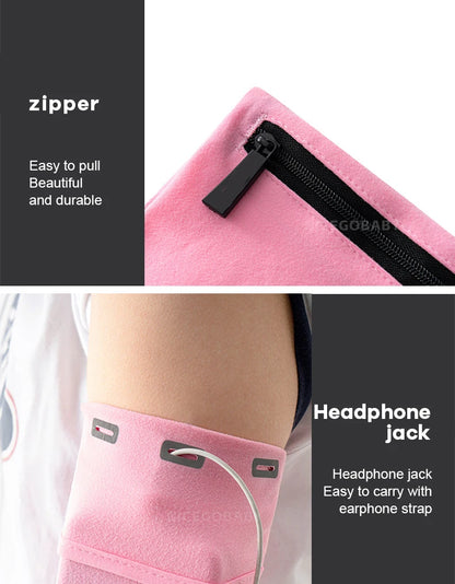 Sports mobile phone arm bag men's and women's outdoor fitness equipment running arm bag arm strap arm cover