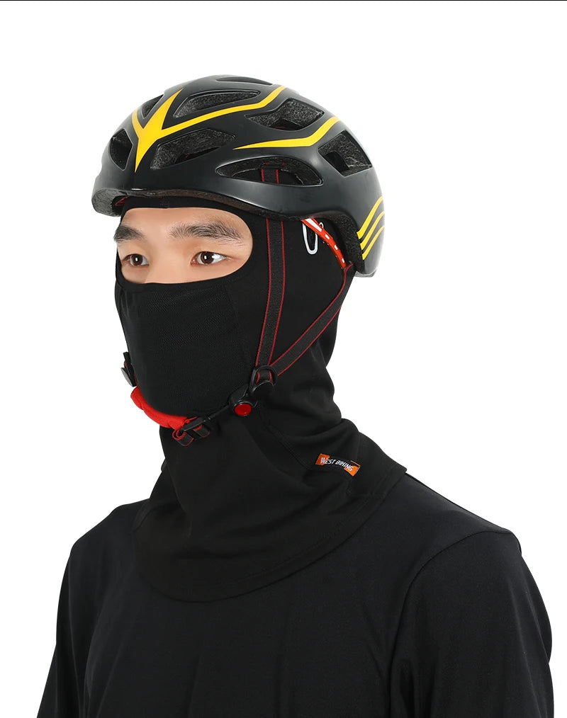 WEST BIKING Winter Fleece Cycling Cap Hat Windproof Men Women Sport Scarf Balaclava Ski Bicycle Motorcycle Running Neck Warmer