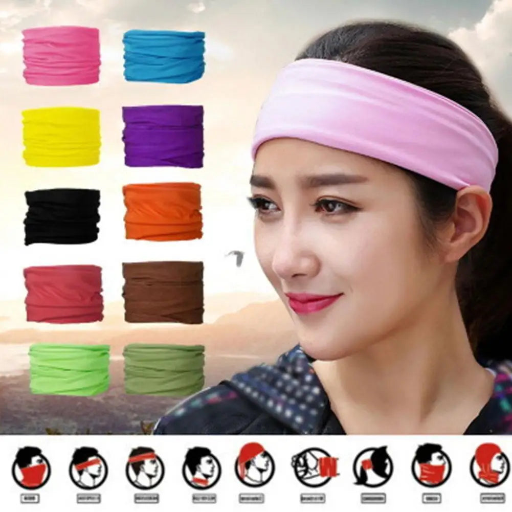 Multifunctional Outdoor Sport Magic Scarf Face Neck Cover Head Wrap Anti UV Breathable Warmer Windproof Fishing Cycling Headband