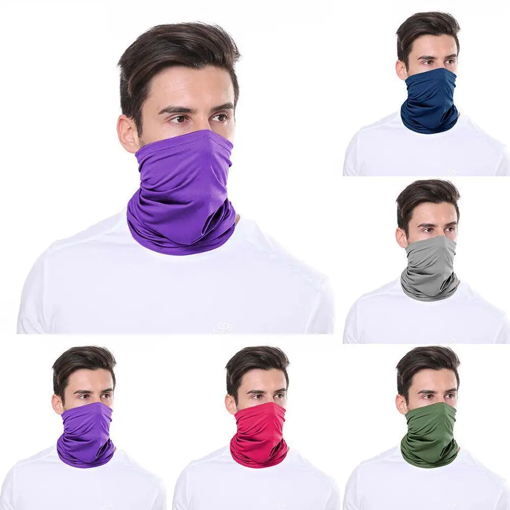 Multifunctional Outdoor Sport Magic Scarf Face Neck Cover Head Wrap Anti UV Breathable Warmer Windproof Fishing Cycling Headband